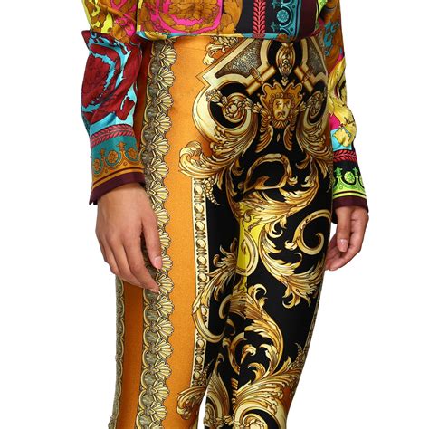 hip hop versace pants and shirt for females|Versace fashion designer.